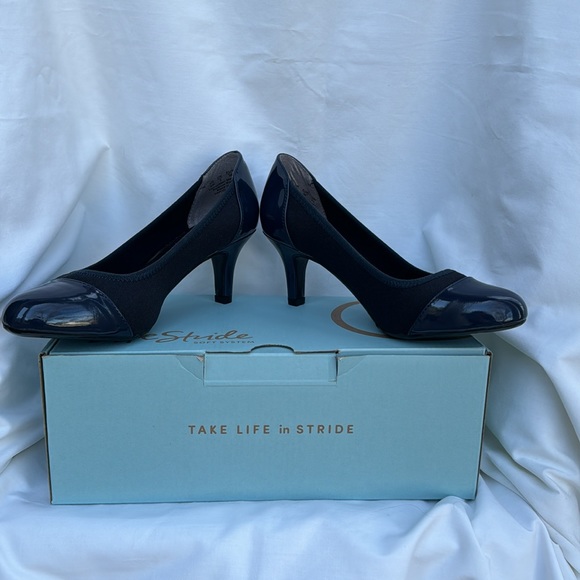 Life Stride Shoes New Life Stride Parigi Pumps Wide Navy